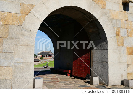 Yeonmudae seen through the window 89188316