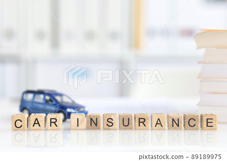 Car insurance protection and road safety closeup Car insurance protection and road safety closeup 89189975