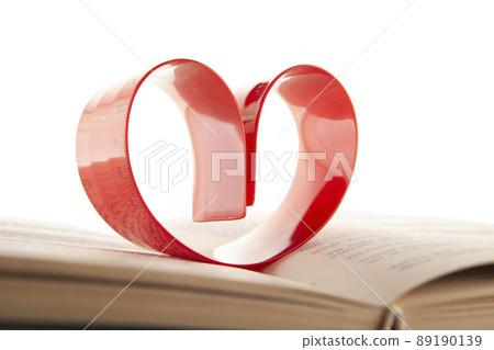 image of book ruler white background image of book ruler white background 89190139