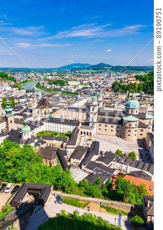 Austria Salzburg vertical composition Austria Salzburg vertical composition 89190751