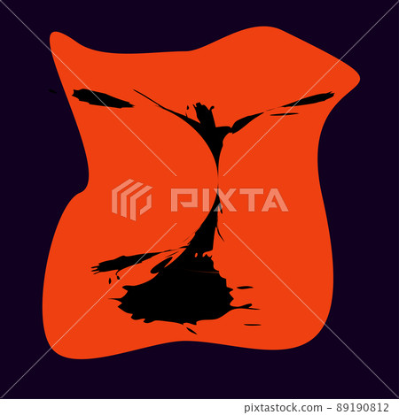 Halloween concept. Blurred black silhouette of ghost Halloween concept. Blurred black silhouette of ghost 89190812