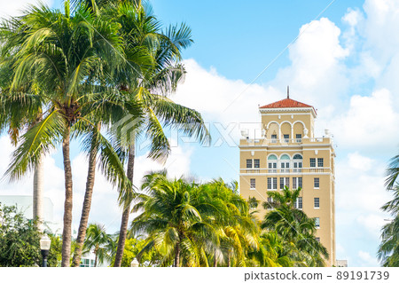 Building of Miami beach Courthouse on Washington Ave Building of Miami beach Courthouse on Washington Ave 89191739