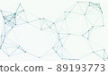 connected dots - simple abstract background, digital illustration 89193773