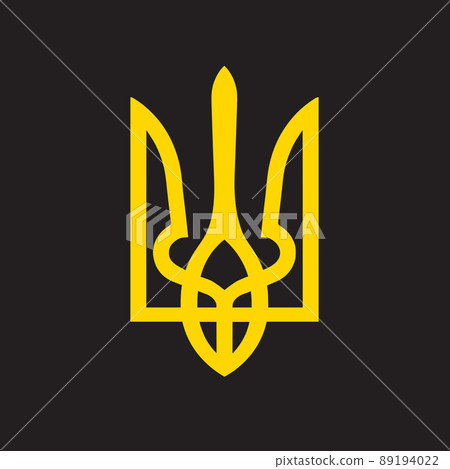 Ukraine seamless patternof arms flag trident heraldry illustration for web 89194022