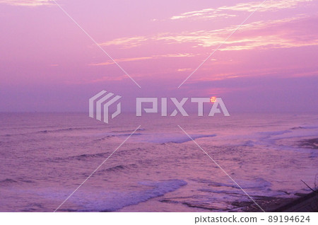 御前崎燈塔的日落 89194624