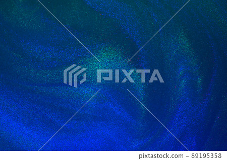 Abstract detailed blue glitter particles flow with undulations and shine. Abstract detailed blue glitter particles flow with undulations and shine. 89195358
