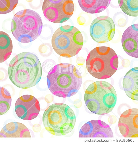 Abstract retro pastel pattern. Round shapes texture Abstract retro pastel pattern. Round shapes texture 89196603