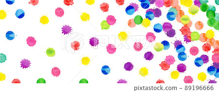 Colorful watercolor splashes Colorful watercolor splashes 89196666