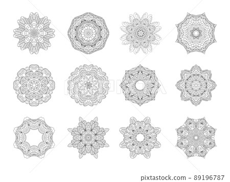 Mandala black set 89196787