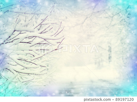 Winter landscape with snow Winter landscape with snow 89197120