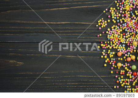 Colorful foam ball texture 89197803