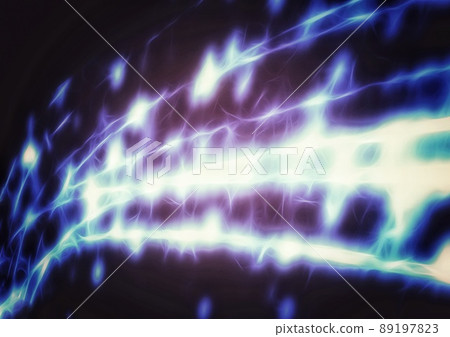 Illustration of blue light wave 89197823