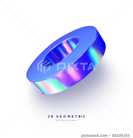3d render realistic primitive. Glossy holographic geometric shape isolated on white background. Iridescent trendy design, thin film effect. Vector. 3d render realistic primitive. Glossy holographic geometric shape isolated on white background. Iridescent trendy design, thin film effect. Vector. 89200165
