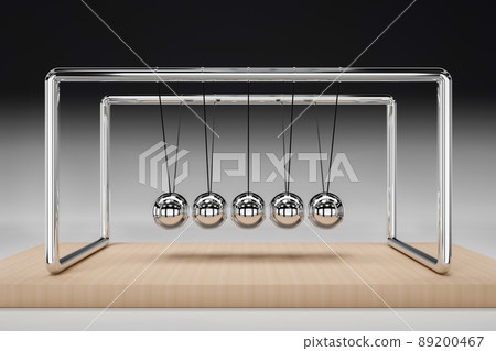 Newton's cradle  - 3d rendering 89200467