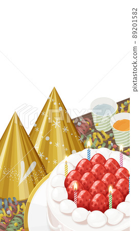 復古生日派對桌_背景插圖_16:9_vertical 復古生日派對桌_背景插圖_16:9_vertical 89201582