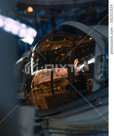 Astronaut Helmet with Reflection at the National Air and Space Museum 89201924