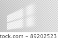 Window shadow overlay transparent png background for product flat lay or mockup. 89202523