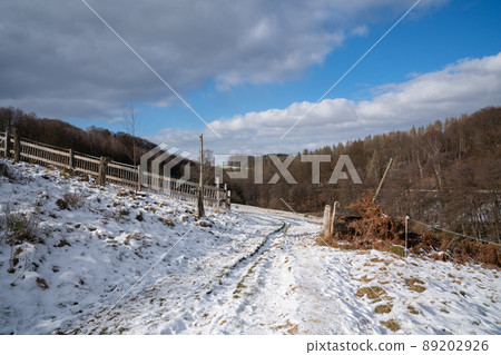 Hiking trail close to Odenthal, Bergisches Land, Germany Hiking trail close to Odenthal, Bergisches Land, Germany 89202926