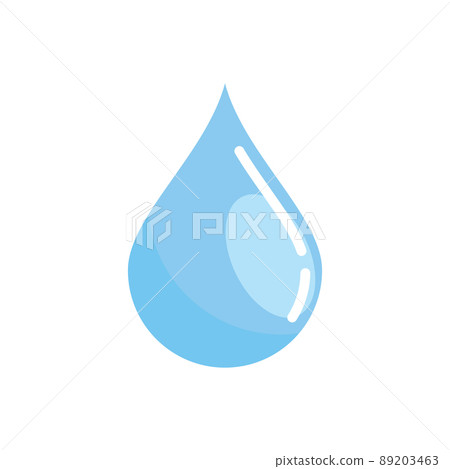 Water drop illustration Water drop illustration 89203463