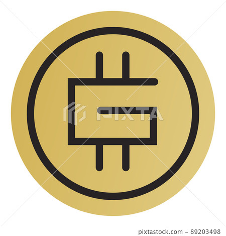 Stepn GMT token symbol cryptocurrency logo in circle, coin icon isolated on white background. Stepn GMT token symbol cryptocurrency logo in circle, coin icon isolated on white background. 89203498