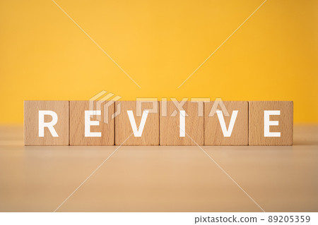 Image of resurrection / recovery | Building blocks with "REVIVE" written on them 89205359