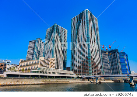 Tokyo Chuo-ku Kachidoki Cityscape The Tokyo Towers and Kachidoki The Tower 89206742