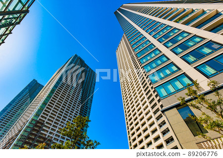 Tokyo Chuo-ku Kachidoki Cityscape Kachidoki The Tower and The Tokyo Towers Mid Tower Tokyo Chuo-ku Kachidoki Cityscape Kachidoki The Tower and The Tokyo Towers Mid Tower 89206776