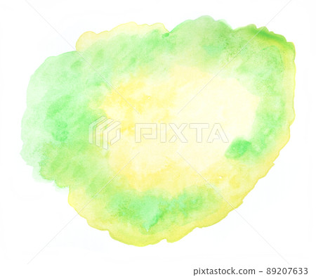 Color green abstract background. Watercolor, art decoration, sketch. illustration hand drawn modern 89207633