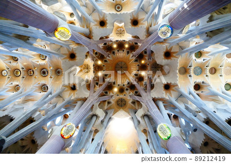 Sagrada Familia of Antoni Gaudi architecture 89212419
