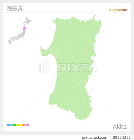 秋田地圖・秋田地圖 秋田地圖・秋田地圖 89214251