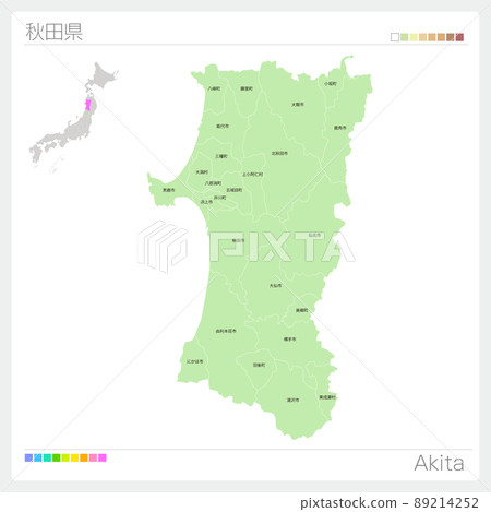 Akita Map ・ Akita Map 89214252