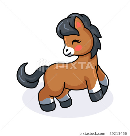animal, cartoon, donkey 89215466