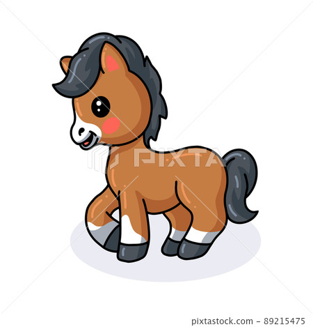 animal, cartoon, donkey 89215475