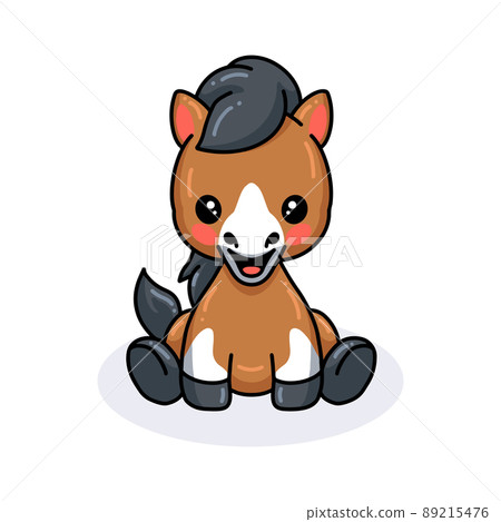 animal, cartoon, donkey 89215476
