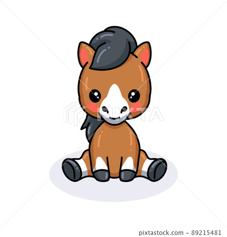 animal, cartoon, donkey 89215481