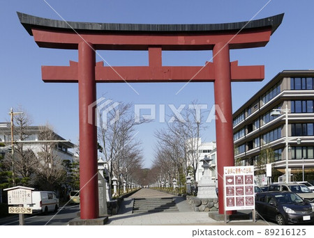 Tsurugaoka Hachimangu, Kamakura City, Kamakura Prefecture, Tsurugaoka Hachimangu, Genji's Ujigami approach, Wakamiya Oji, Ninotorii, March 2022 89216125
