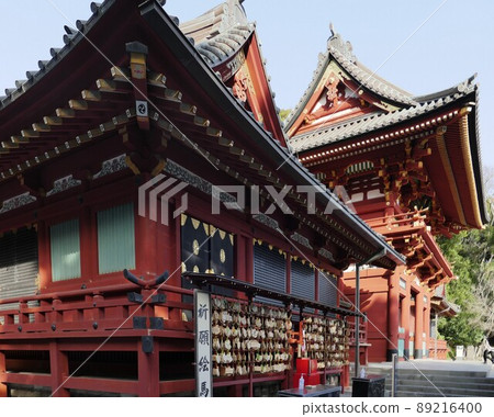 Tsurugaoka Hachimangu, Kamakura City, Prefecture Tsurugaoka Hachimangu Genji's Ujigami Hongu (Kamimiya) March 2022 89216400