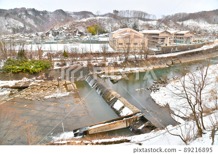 Near Chikuma River / Koumi Junior High School (Koumi Town, Nagano Prefecture) [2022.3] 89216895