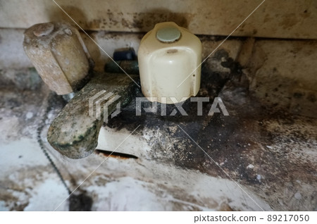 Garbage house washbasin sink of hoarding house 89217050