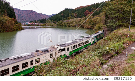 日本福島只見線風景 日本福島只見線風景 89217130
