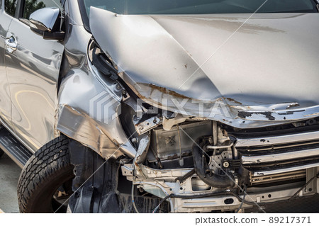 car crash accident background 89217371