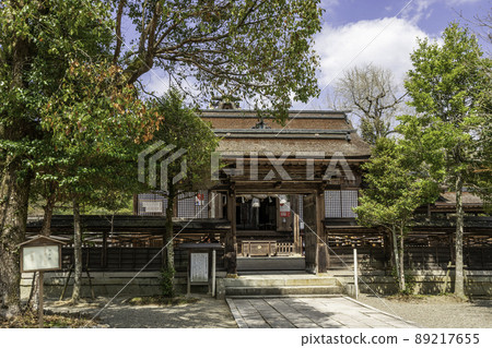Nakayama Shrine Haiden and Nakamon, Tsuyama City, Okayama Prefecture 89217655
