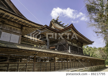 Nakayama Shrine Main Hall Tsuyama City, Okayama Prefecture 89217795