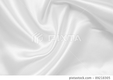 Abstract white fabric with soft wave texture background Abstract white fabric with soft wave texture background 89218305