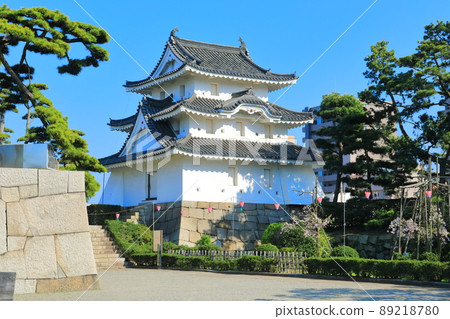 [香川縣]晴天下的高松城東之丸砲台（玉藻公園） 89218780