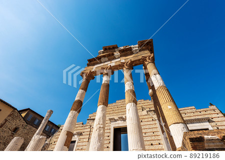 Capitolium Roman Temple or Tempio Capitolino - Brescia Lombardy Italy 89219186