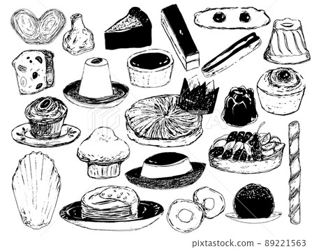 法國糖果線描分類集 89221563