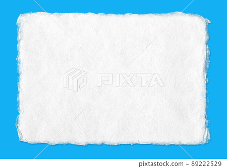 Blue back for clipping and frame of handmade Japanese paper 89222529