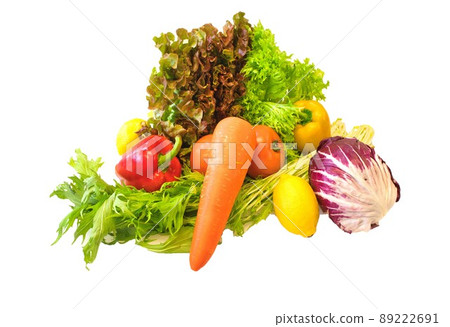 Various vegetables cutout white background Various vegetables cutout white background 89222691