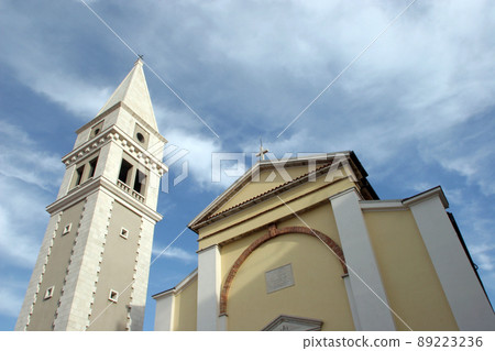 Church in the city Vrsar, Istria, Croatia 89223236